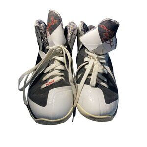 Nike 469764 LeBron 9 IX freegums  men's Size 7.5 Black White Basketball Shoes